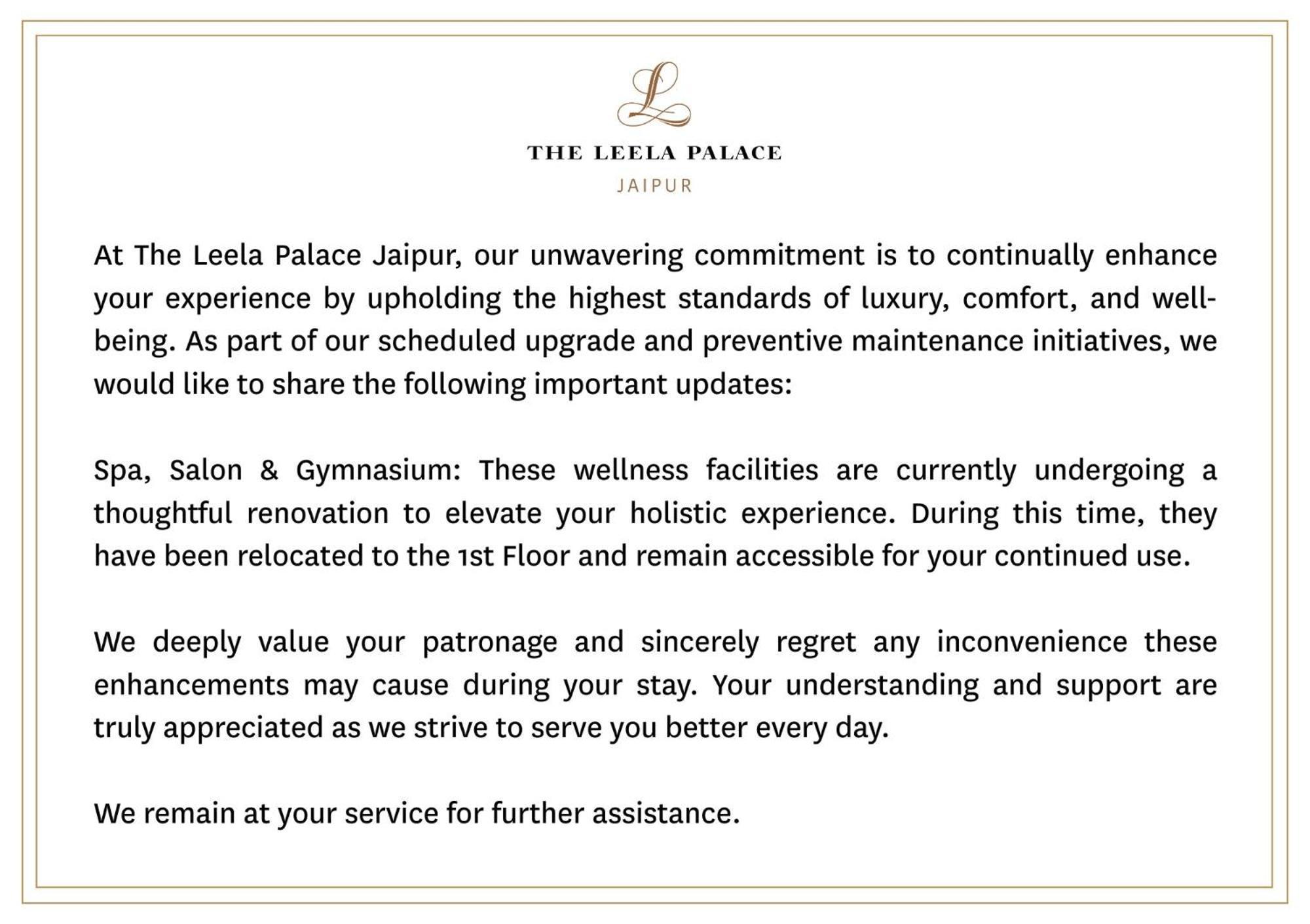 The Leela Palace Jaipur Exterior photo